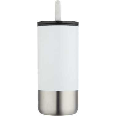 Logotrade advertising product image of: Grayson 480 ml RCS recycled insulated tumbler with straw