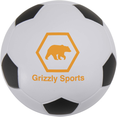 Logo trade promotional giveaways image of: Zavi football-shaped stress reliever