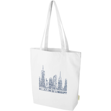 Logotrade promotional giveaways photo of: Odisha 180 g/m² OCS organic wide bottom tote bag 11L