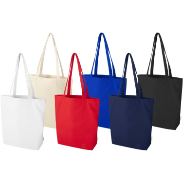 Logotrade advertising products photo of: Odisha 180 g/m² OCS organic wide bottom tote bag 11L