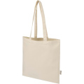 Peru Blend 180 g/m² GRS recycled cotton tote bag 7L, Natural