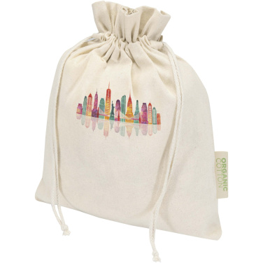 Logo trade promotional merchandise photo of: Odisha 140 g/m² OCS organic gift bag - 30 x 25 cm