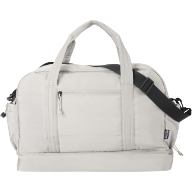 Logo trade corporate gift photo of: Puffer GRS recycled duffel bag with insulated bottom 30L