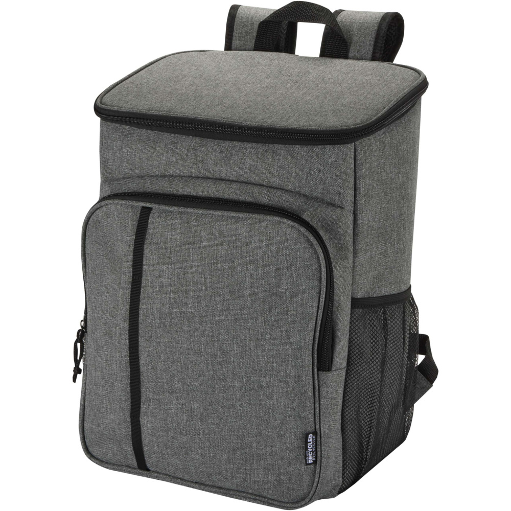 Logo trade promotional giveaways picture of: Tundra GRS recycled picnic cooler backpack with cutlery set 20L