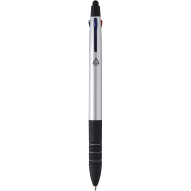 Logotrade promotional item picture of: Trine 3-ink RCS recycled ballpoint pen with stylus