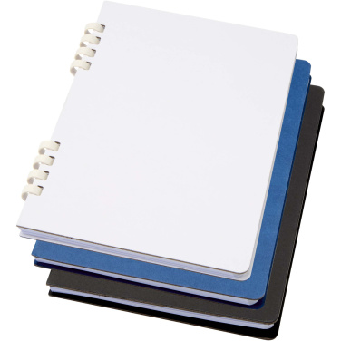 Logo trade corporate gifts image of: Fil A5 hard cover RCS recycled spiral notebook