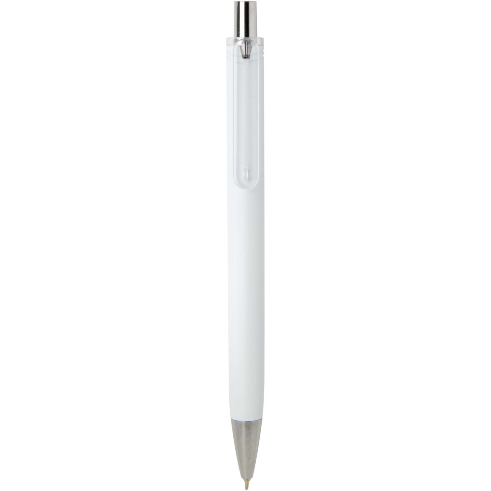 Logo trade corporate gifts image of: Feld RCS recycled ballpoint pen with metallic finish (black ink)