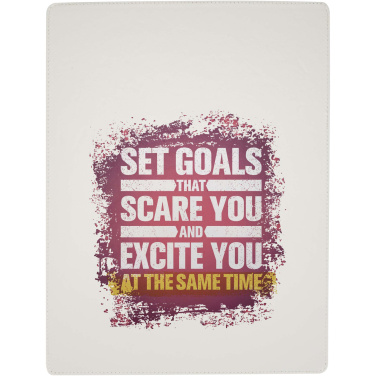 Logotrade promotional product image of: Clast A4 clipboard with magnetic closure and RCS recycled ballpoint pen (black ink)