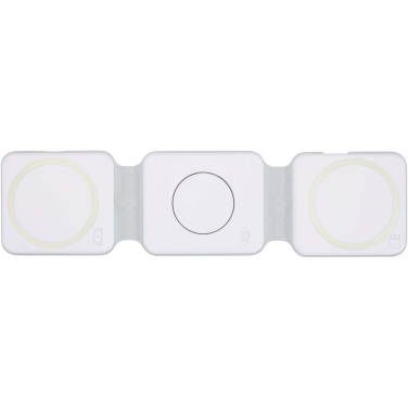 Logotrade promotional item picture of: Armus 3-in-1 15W recycled plastic foldable wireless charger