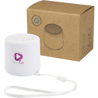 Logo trade promotional items image of: Velkis 3W recycled plastic wireless Bluetooth® speaker