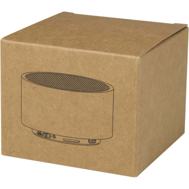 Logo trade corporate gifts image of: Ankaa 3W recycled aluminium wireless Bluetooth® speaker