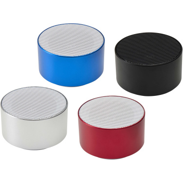 Logo trade promotional merchandise image of: Ankaa 3W recycled aluminium wireless Bluetooth® speaker