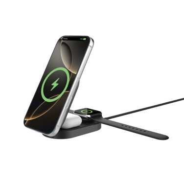 Logotrade promotional gift picture of: Quantum ultra-fast 3-in-1 25W Foldable Wireless Charger