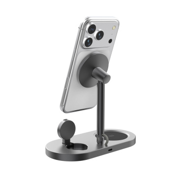 Logo trade promotional products image of: Quantum RCS ultra-fast 25W Magnetic desk wireless Charger