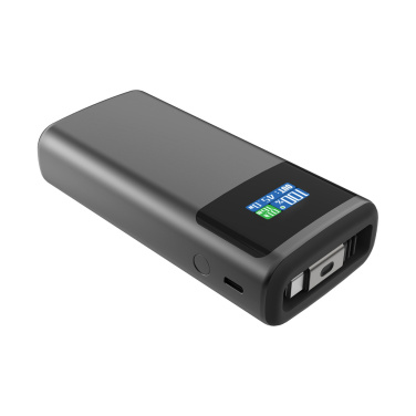 Logo trade promotional giveaways image of: Quantum RCS ultra-fast PD45W 10.000mAh powerbank with screen
