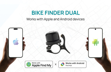 Logotrade promotional items photo of: Bike finder Dual RCS bike bell with worldwide locating