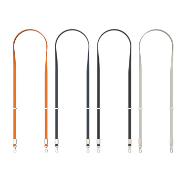 Logo trade promotional merchandise picture of: Nivo RCS recycled PET Crossbody lanyard