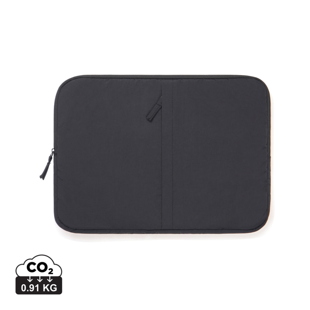 Logo trade promotional items image of: KENTO URBAN RCS recycled nylon 15.6 inch laptop sleeve