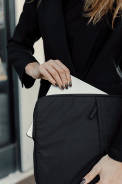 Logo trade promotional giveaways image of: KENTO URBAN RCS recycled nylon 15.6 inch laptop sleeve