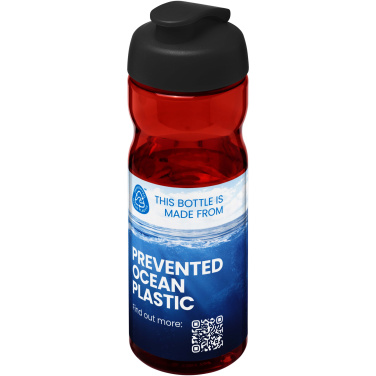 Logotrade corporate gift picture of: H2O Active® Eco Base 650 ml flip lid sport bottle