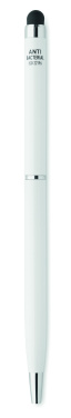 Logo trade advertising product photo of: Stylus antibacterial pen