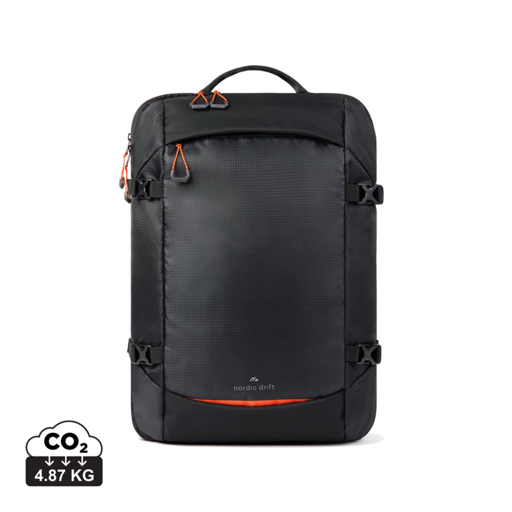Logo trade promotional giveaway photo of: Nordic Drift RCS Travelling backpack 25L
