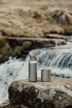 Logo trade promotional giveaways picture of: Nordic Drift Trail Ultra Light Titanium 600ml Water Bottle