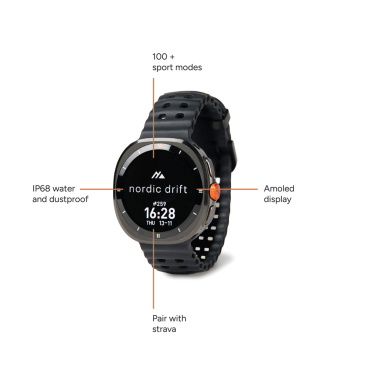 Logo trade promotional giveaways picture of: Nordic Drift Titan High performance Watch