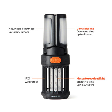 Logotrade promotional merchandise photo of: Nordic Drift Titan Portable mosquito repellent camping light