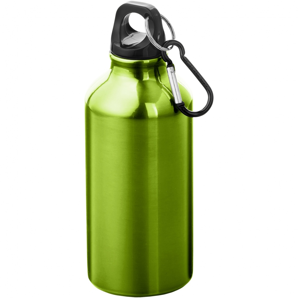 Logotrade ärikingi foto: Oregon 400 ml alumiiniumist veepudel karabiiniga