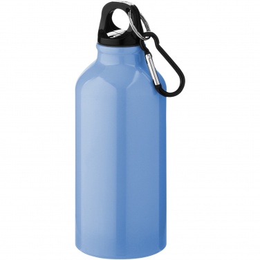 Logo trade firmakingi pilt: Oregon 400 ml alumiiniumist veepudel karabiiniga