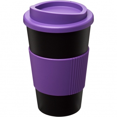 Logotrade ärikingitused pilt: Americano® 350 ml silikoonist võruga kohvitops