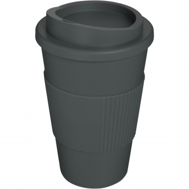 Logo trade ärikingi pilt: Americano® 350 ml silikoonist võruga kohvitops