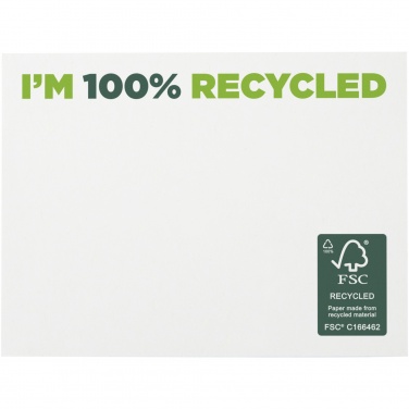 Logotrade reklaamtoote foto: Sticky-Mate® taaskasutatud märkmepaberid 100x75 mm