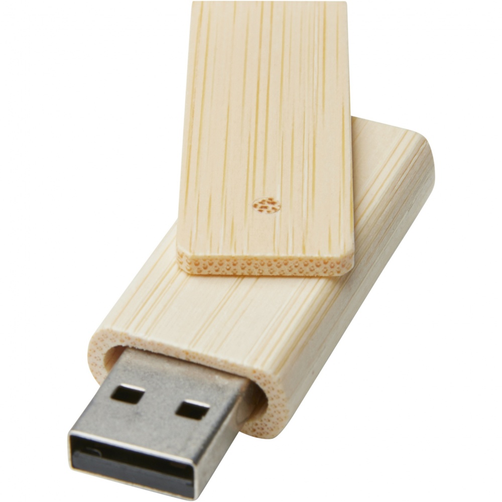 Logotrade firmakingid pilt: Pöörake 4 GB bambusest USB-mälupulka