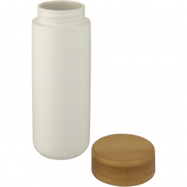 Logotrade reklaamkingitused pilt: Lumi 300 ml keraamiline termoskruus bambusest kaanega