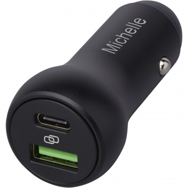 Logo trade reklaamkingid foto: Pilot topelt 55 W USB-C/USB-A autolaadija