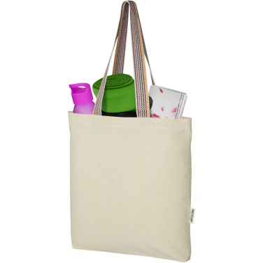 Logotrade firmakingituse foto: Rainbow 180 g/m² taaskasutatud puuvillast kandekott 5L