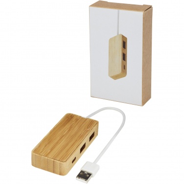 Logo trade ärikingituse pilt: Tapase bambusest USB-jaotur