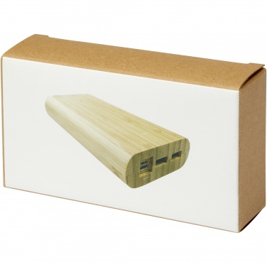 Logo trade reklaamkingi pilt: Tulda 20 000 mAh bambusest akupank