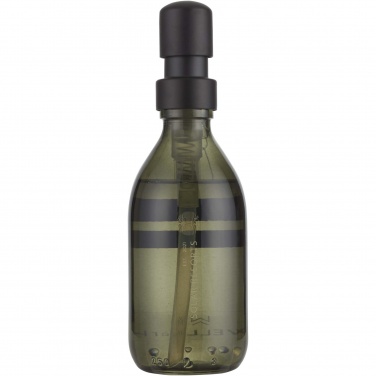 Logotrade ärikingituse foto: Wellmark Discovery 200 ml käteseebi dosaator ja 150 g lõhnaküünla komplekt - tume merevaigu lõhn