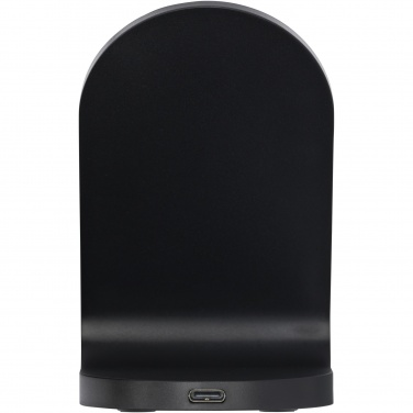 Logo trade firmakingi pilt: Loop 15W kahe mähisega RCS taaskasutatud plastist juhtmevaba laadimisalus