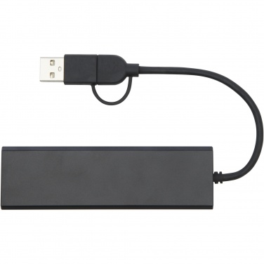 Logotrade meened pilt: Rise RCS-i taaskasutatud alumiiniumist USB 2.0 jaotur