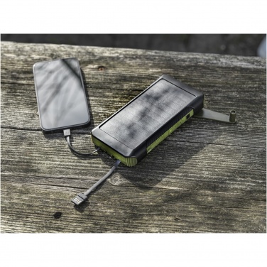 Logotrade ärikingi foto: Soldy 10 000 mAh RCS taaskasutatud plastist päikesedünamo jõupank 