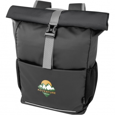 Logotrade meene foto: Aqua 15" GRS taaskasutatud veekindel rulliga rattakott 20L