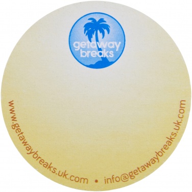 Logo trade ärikingituse pilt: Sticky-Mate® ringikujulised taaskasutatud kleeppaberid