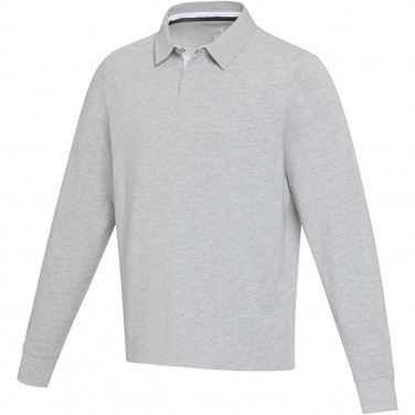 Logotrade ärikingi foto: Clyde unisex orgaaniline ragbi polo dressipluus