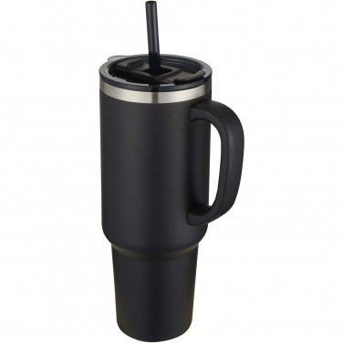 Logotrade reklaamtoote foto: Sydney 1200 ml RCS-sertifikaadiga termoskruus kõrrega