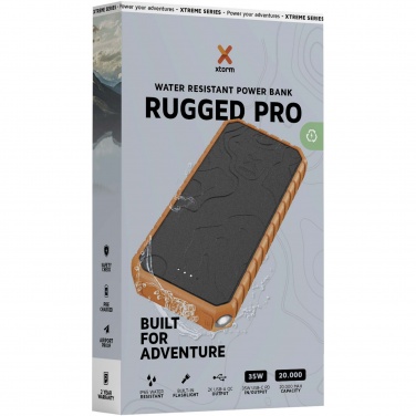 Logo trade reklaamkingituse pilt: Xtorm XR202 Xtreme 20 000 mAh 35 W QC3.0 veekindel vastupidav akupank koos taskulambiga
