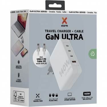 Logotrade meened pilt: Xtorm XVC2140 GaN Ultra 140 W reisilaadija 240 W USB-C PD kaabliga